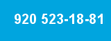 920 523-18-81 920 523-18-81
